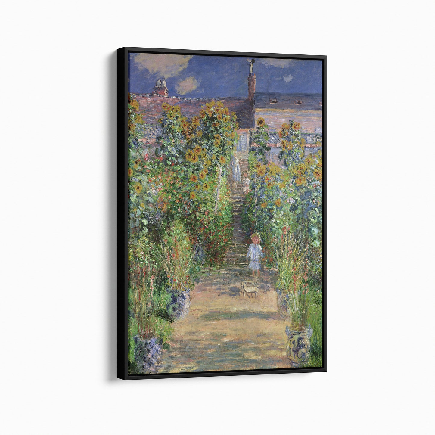 Monet's Garden at Vétheuil | Claude Monet | 1880