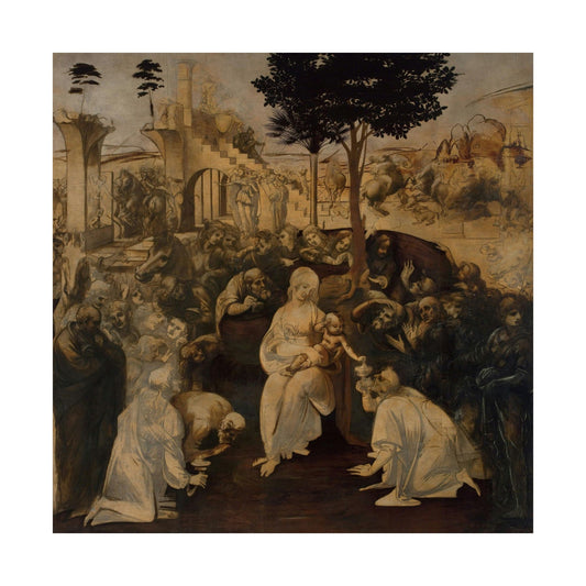 The Adoration of the Magi | Leonardo da Vinci | 1481