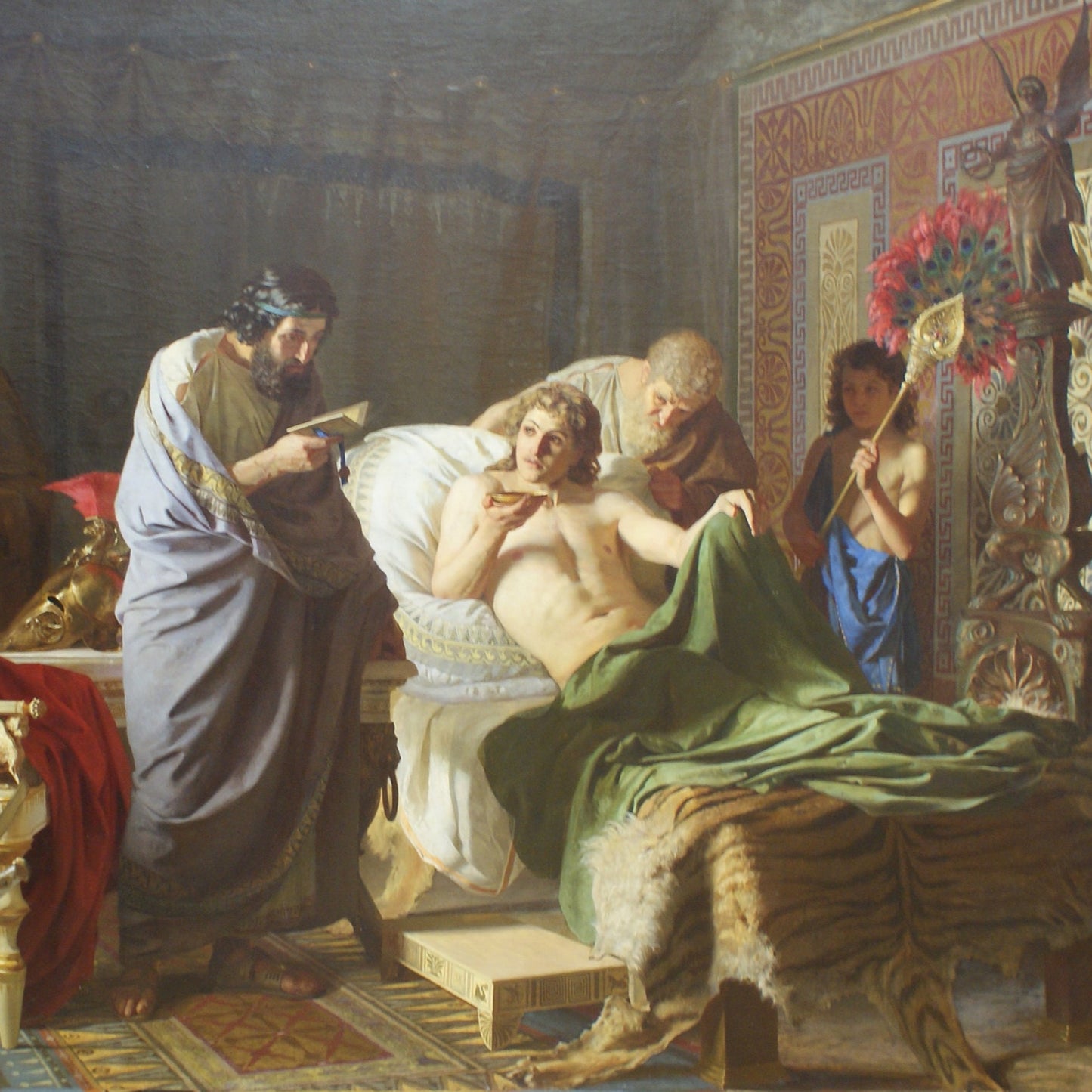 Alexander the Great and Physician Phillip of Arcarnania | Henryk Siemiradzki | 1870