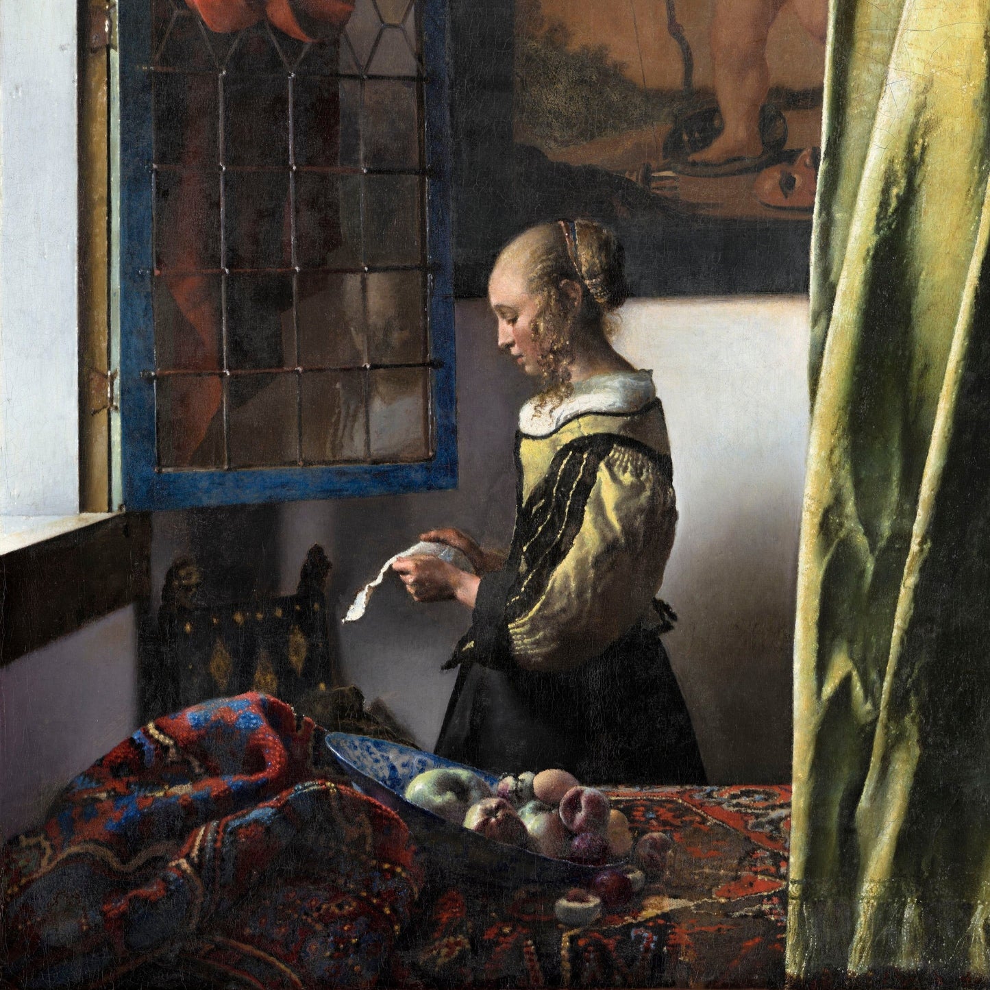 Girl Reading a Letter at an Open Window | Johannes Vermeer | 1657