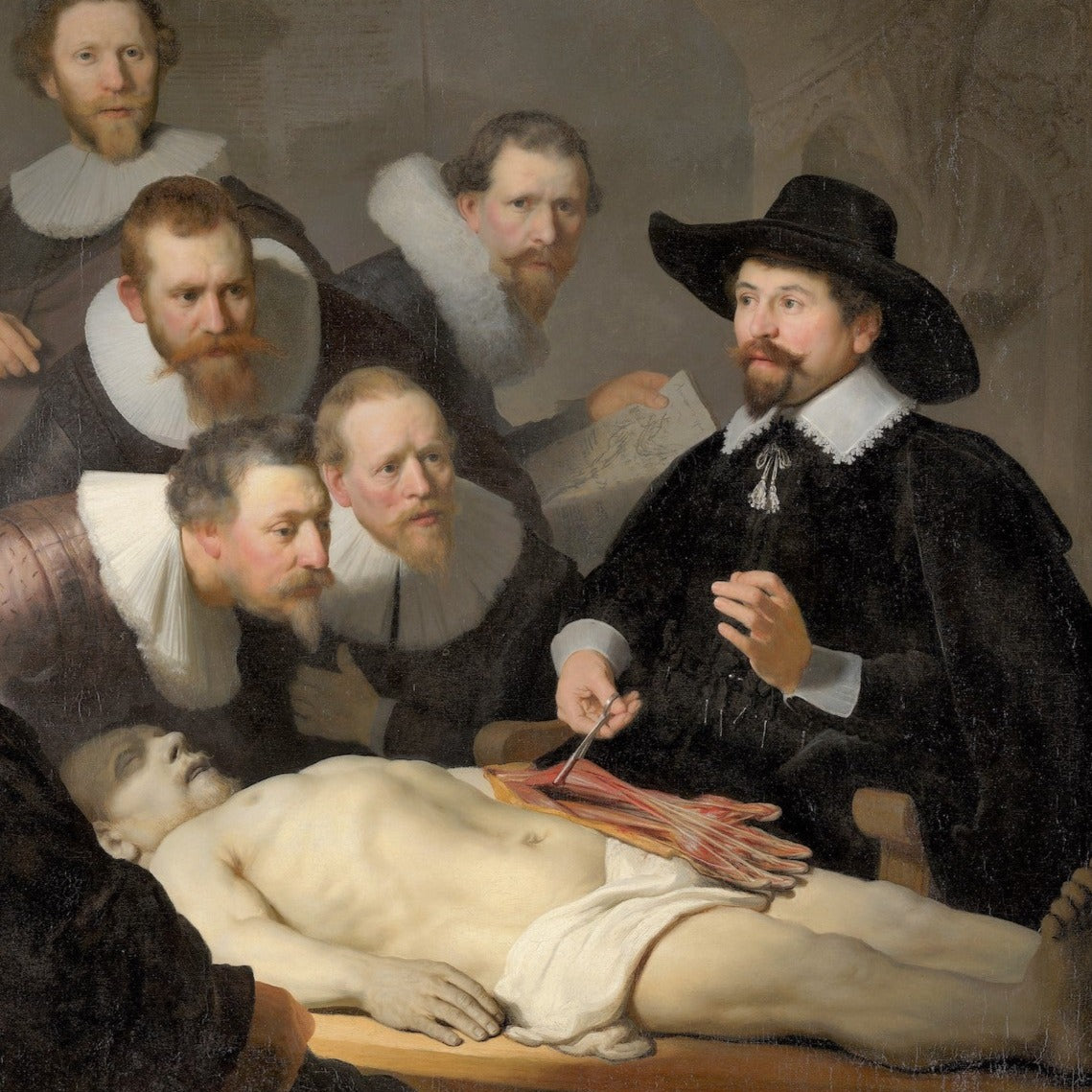 The Anatomy Lesson Of Dr. Nicolaes Tulp | Rembrandt | 1632