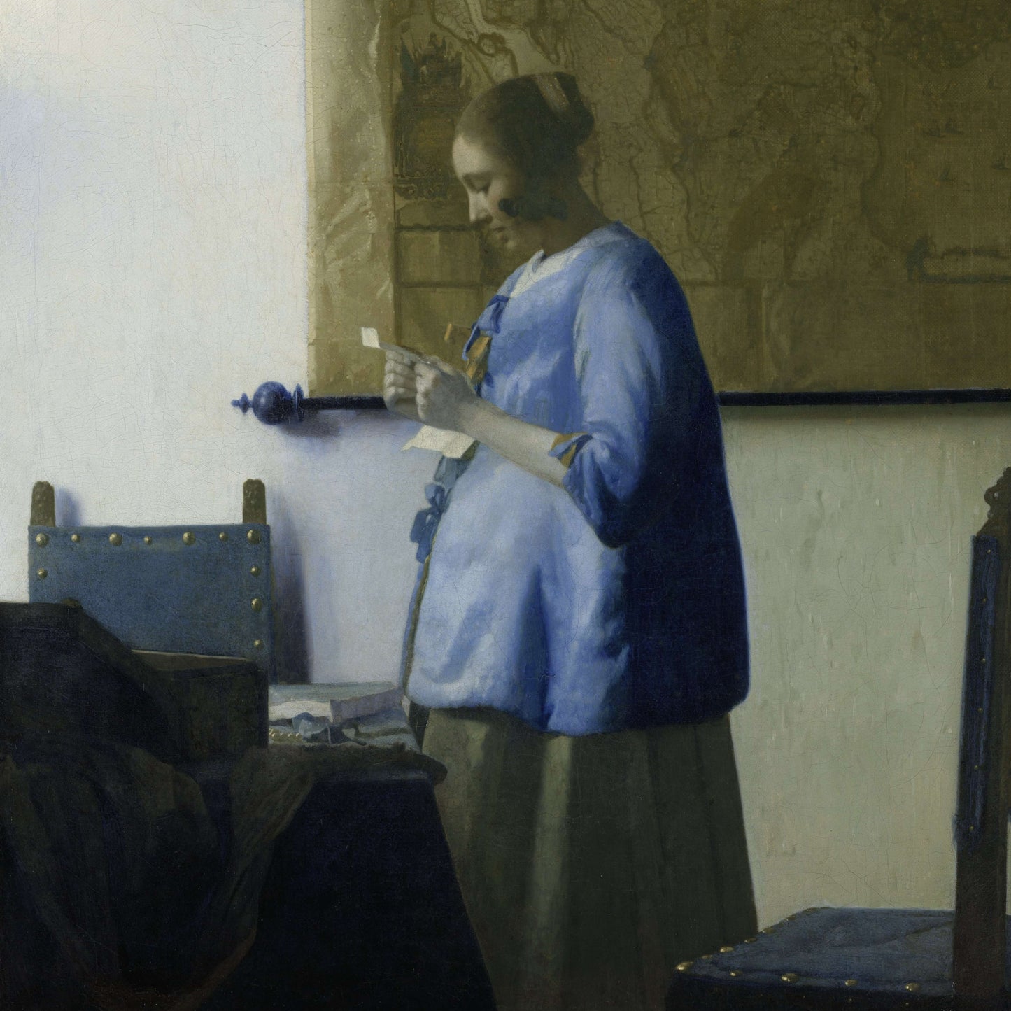 Woman Reading a Letter | Johannes Vermeer | 1662