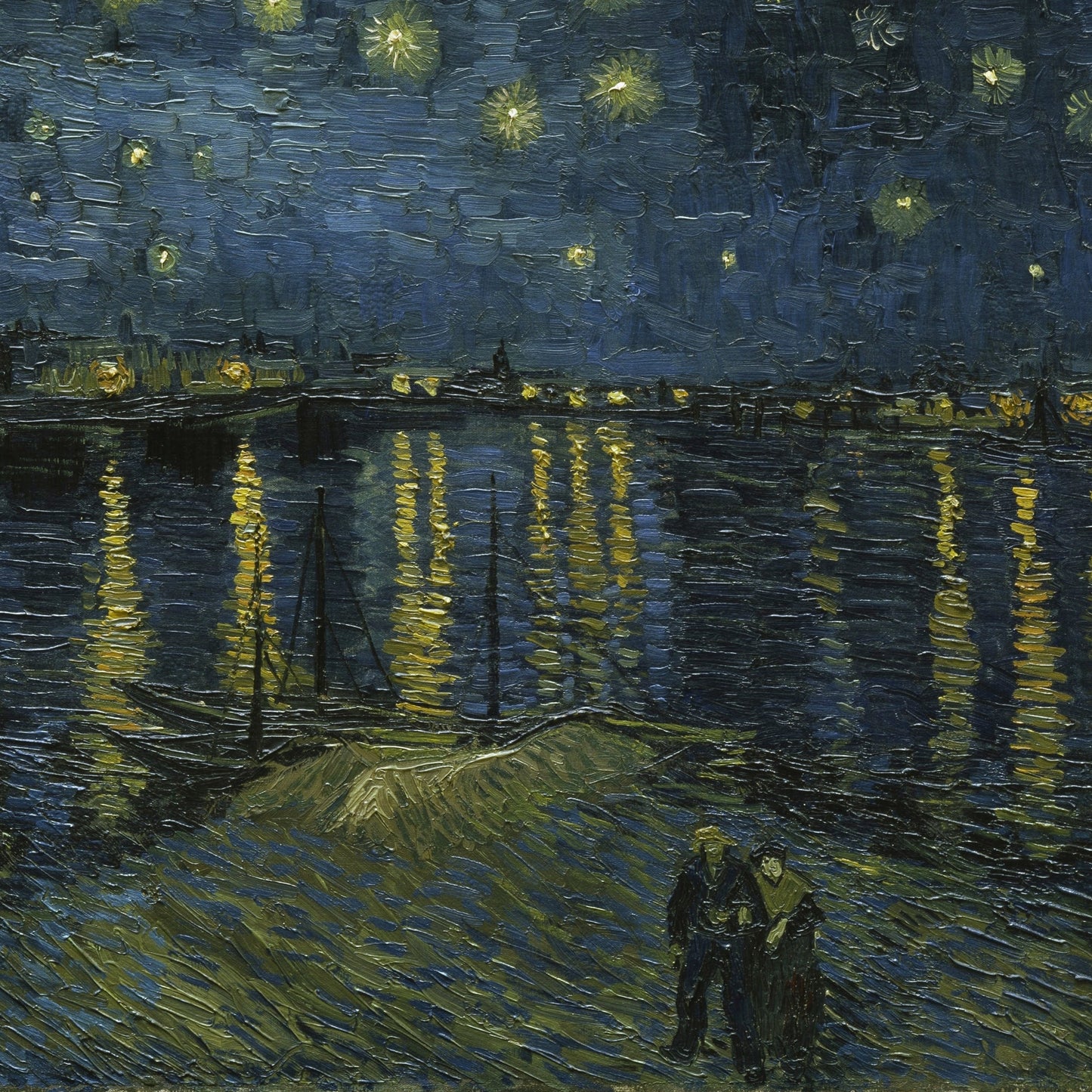 Starry Night Over The Rhone | Vincent van Gogh | 1888