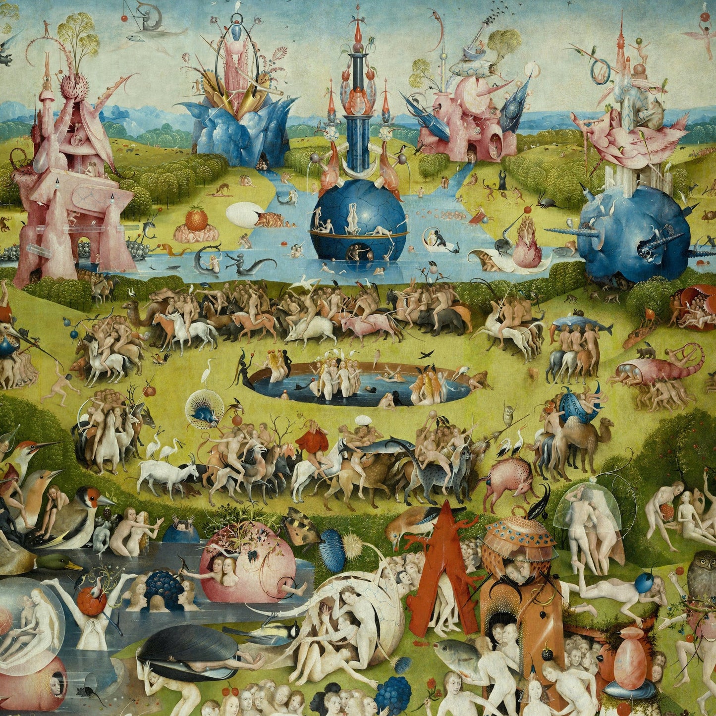 The Garden of Earthly Delights | Hieronymus Bosch | 1490