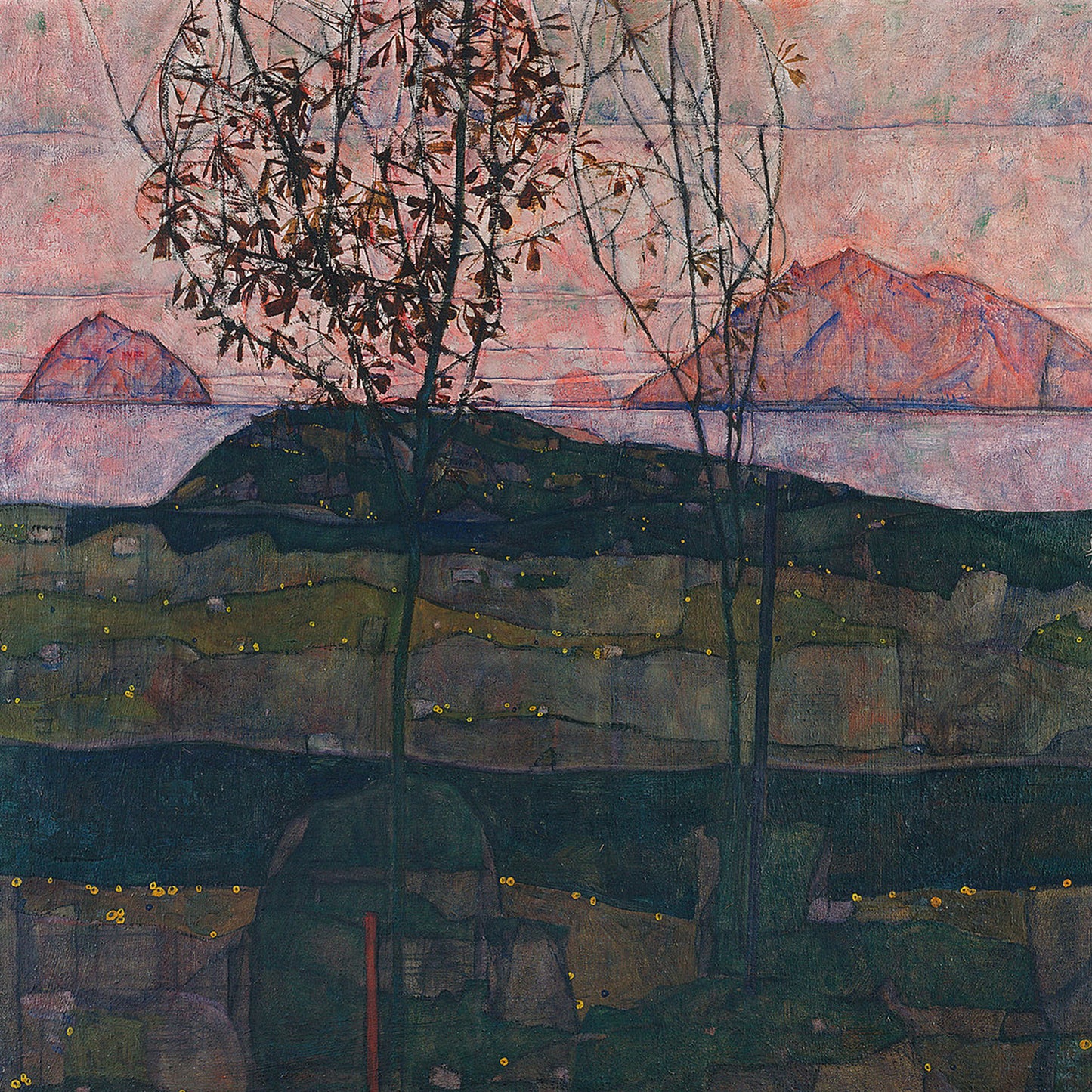 Setting Sun | Egon Schiele | 1913