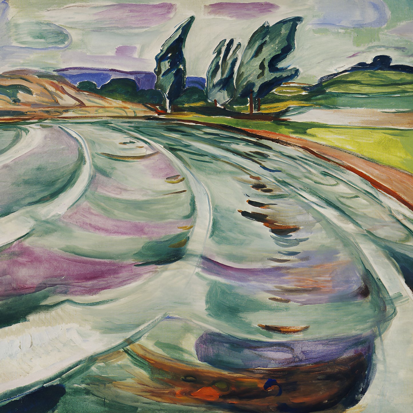 The Wave | Edvard Munch | 1896