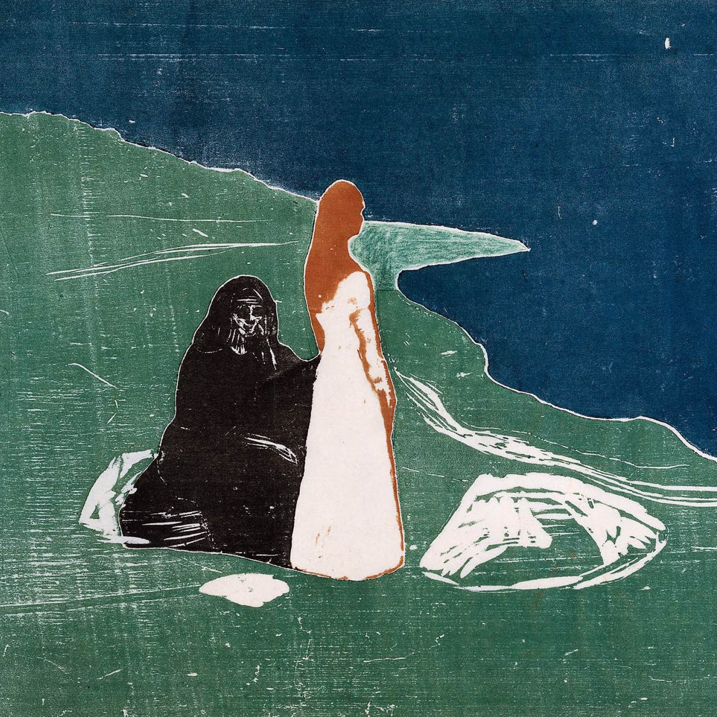 Two Women on The Shore | Edvard Munch | 1901