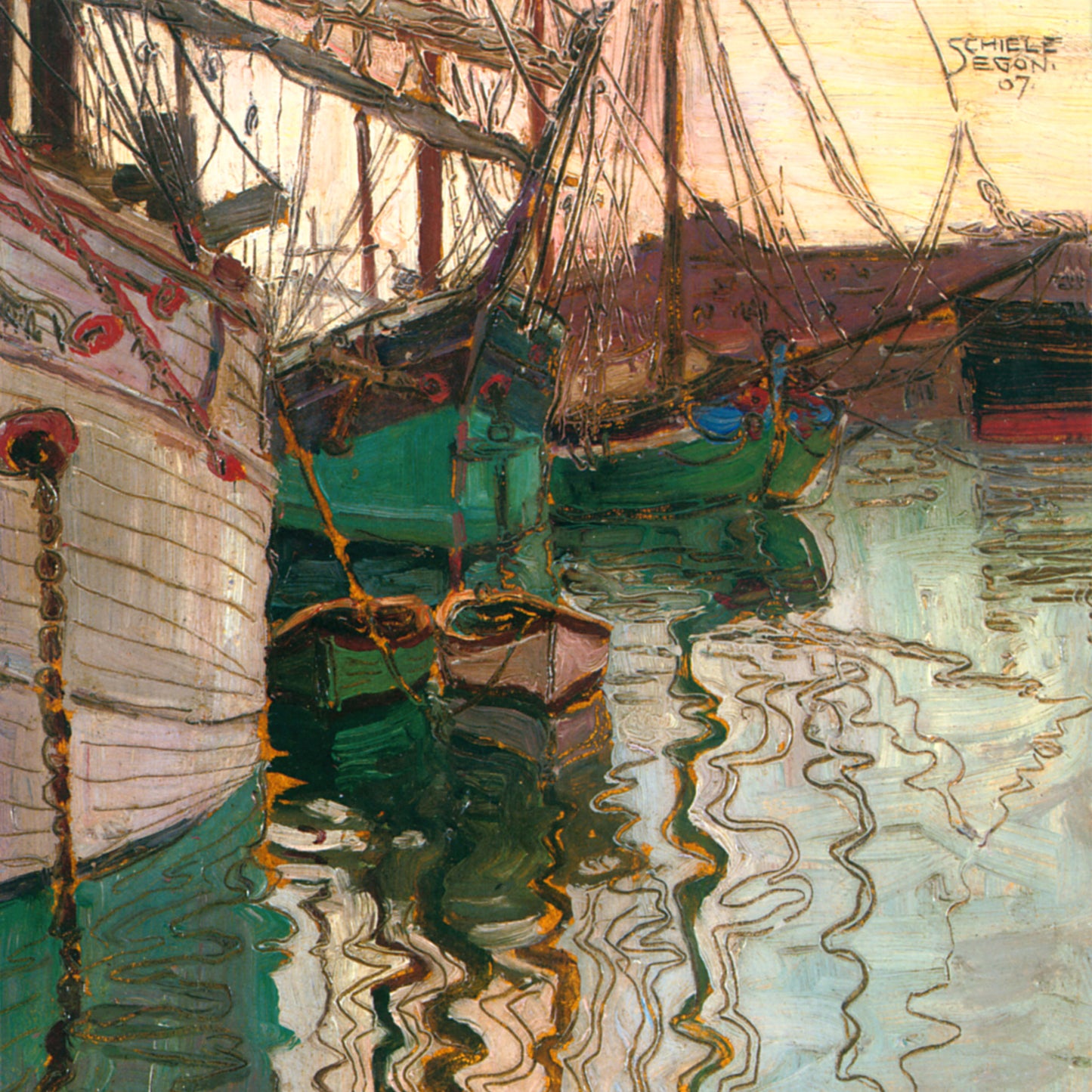 The Port of Trieste | Egon Schiele | 1907