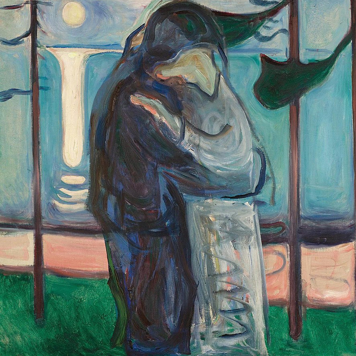 Kiss on The Beach | Edvard Munch | 1914