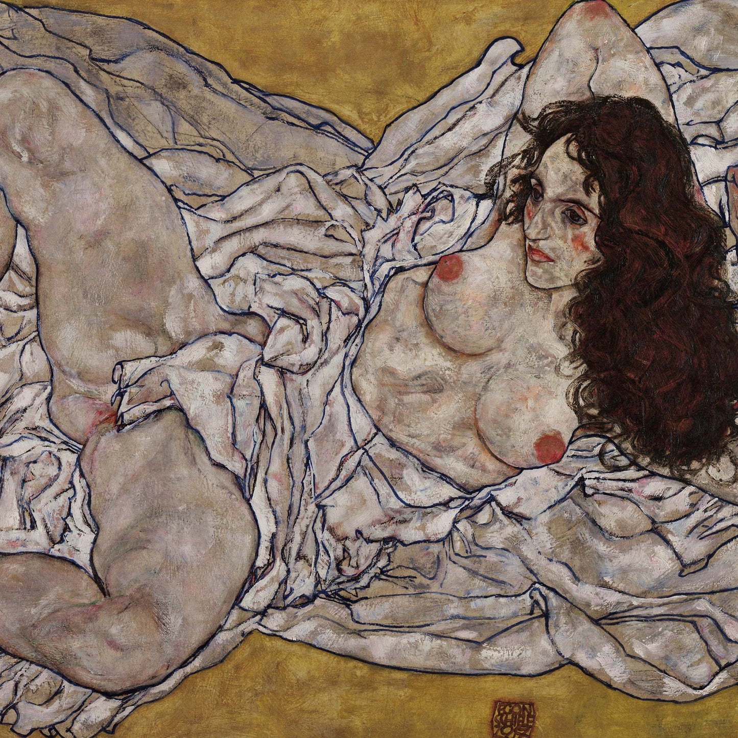 Reclining Woman | Egon Schiele | 1917