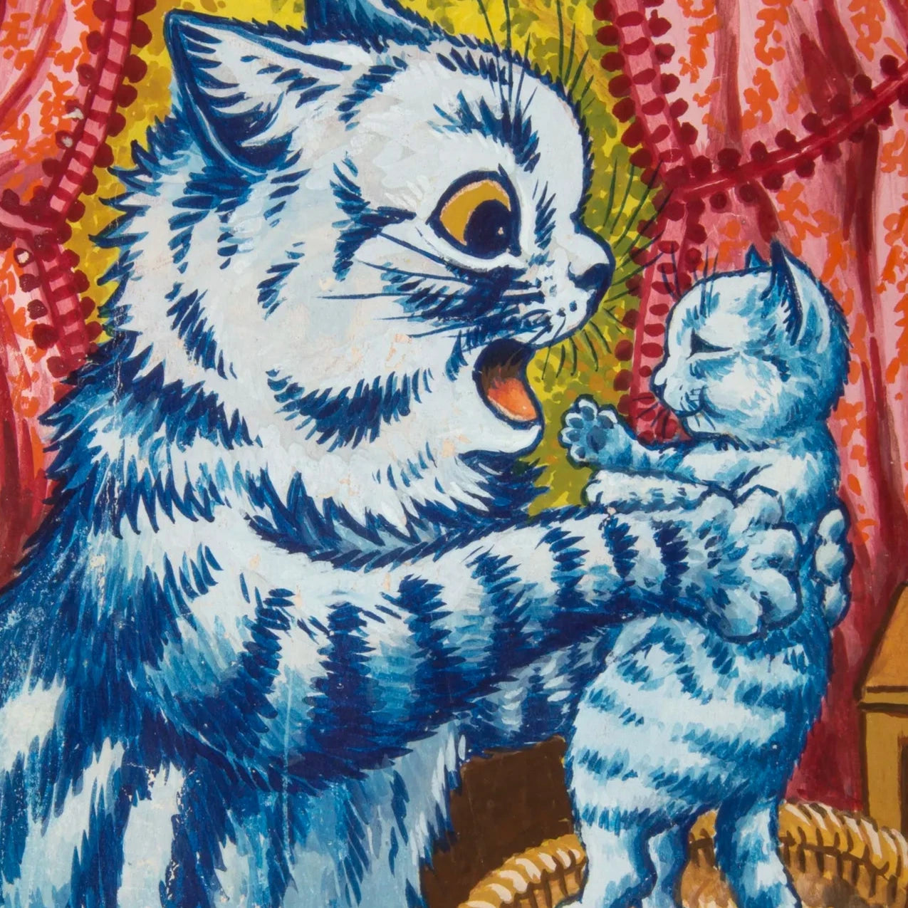 Cat and her Kittens | Louis Wain | 20th Century