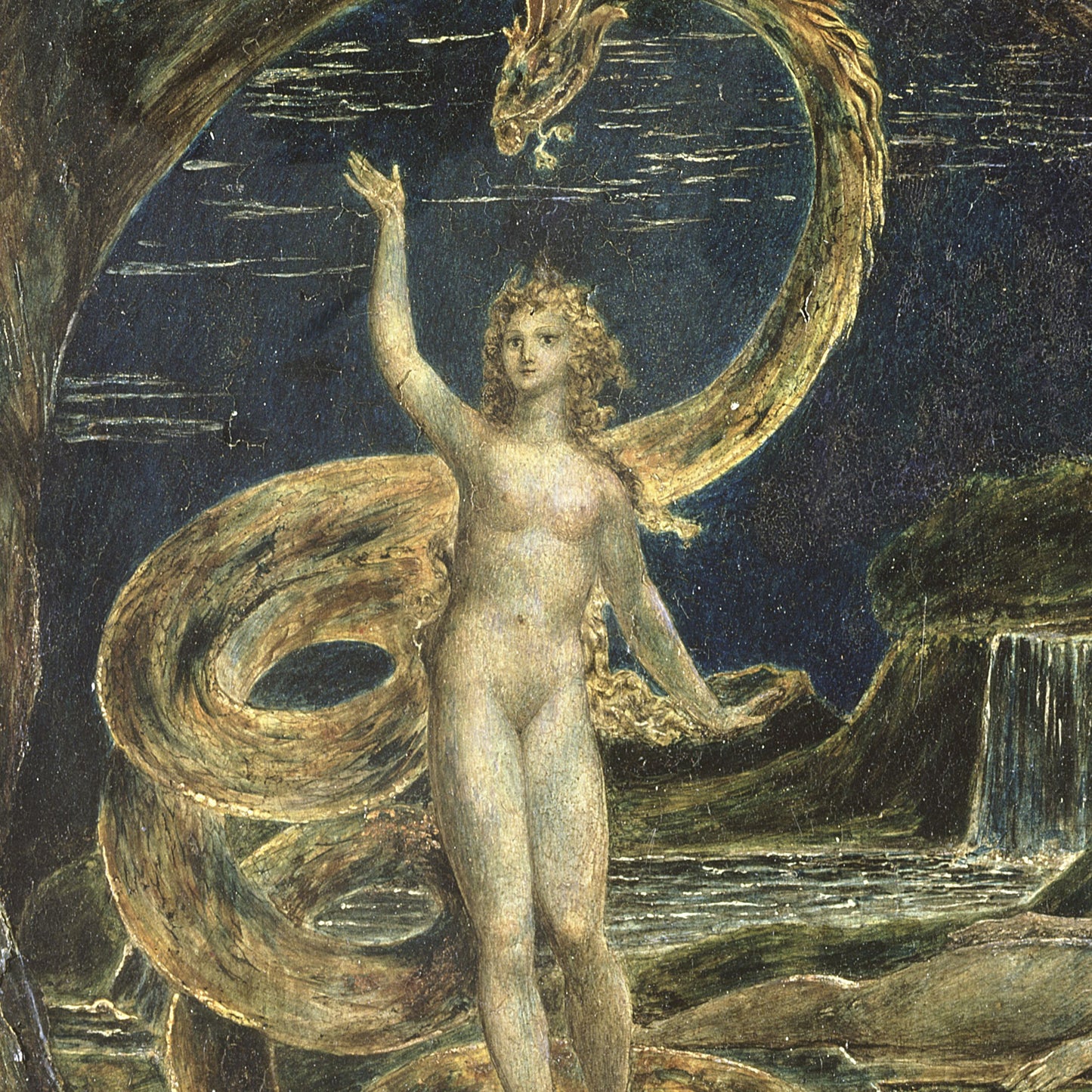 Eve Tempted by the Serpent | William Blake | 1799-1800