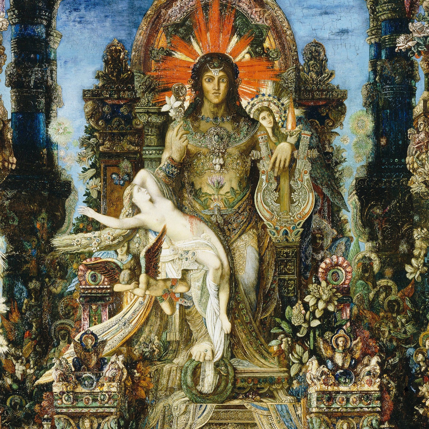 Jupiter and Semele | Gustave Moreau | 1894-95