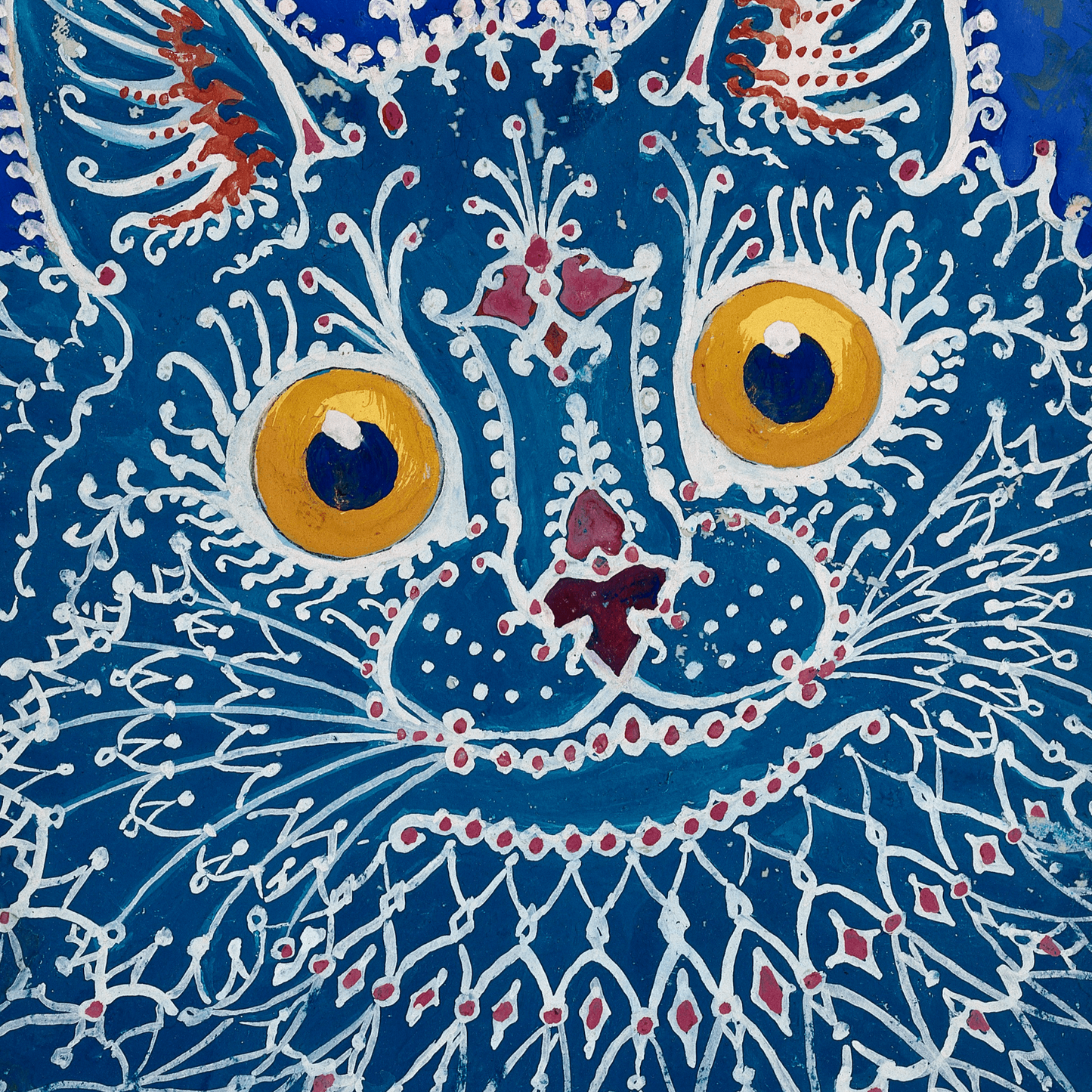 A Cat in Gothic Style | Louis Wain | 1925-39