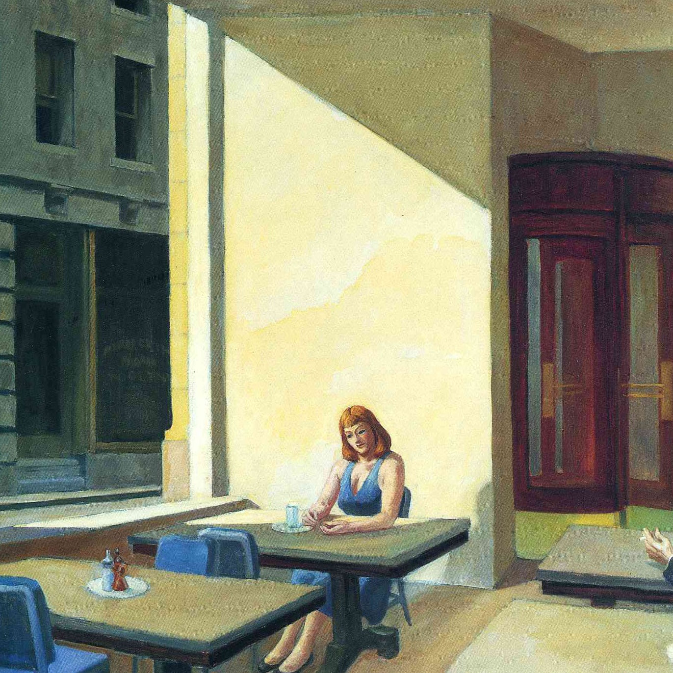 Sunlight in a Cafeteria | Edward Hopper | 1958