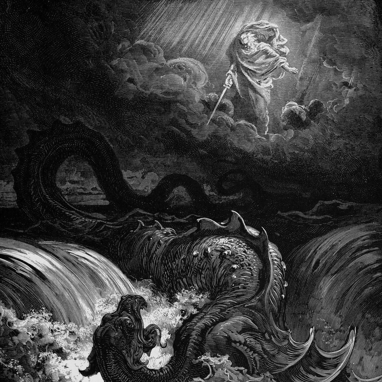 Destruction of Leviathan | Gustave Doré | 19th Century